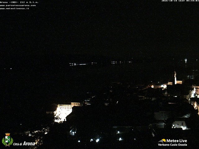 time-lapse frame, Arona webcam