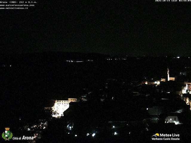 time-lapse frame, Arona webcam