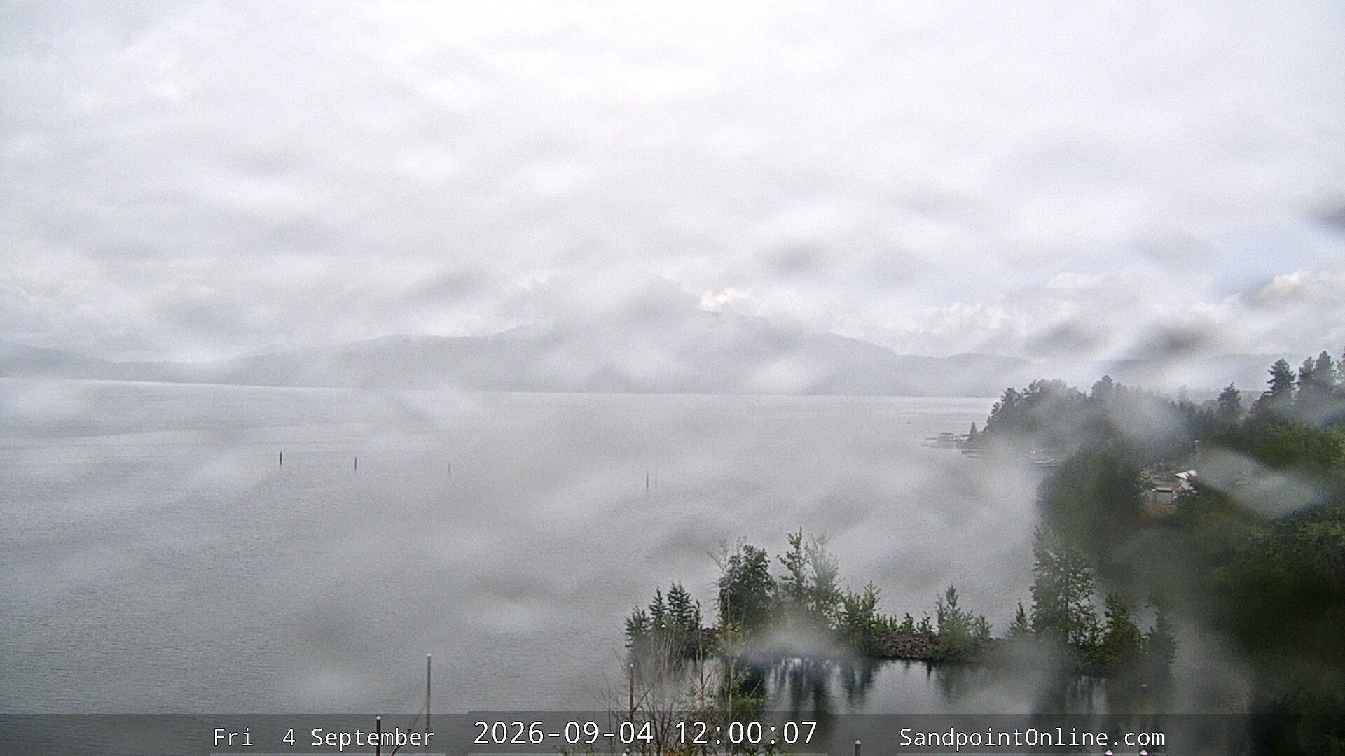 view from Sandpoint Online - Lake Pend Oreille on 2026-09-04