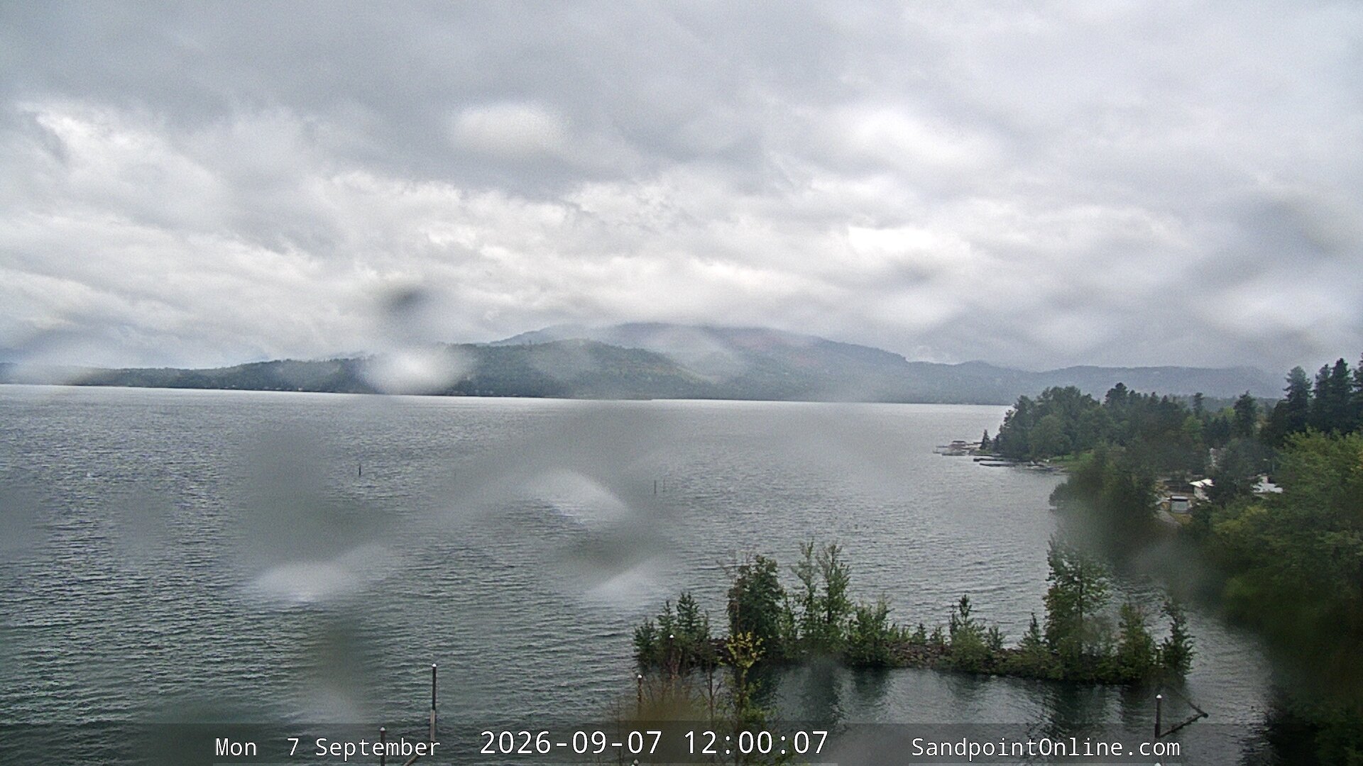 view from Sandpoint Online - Lake Pend Oreille on 2026-09-07