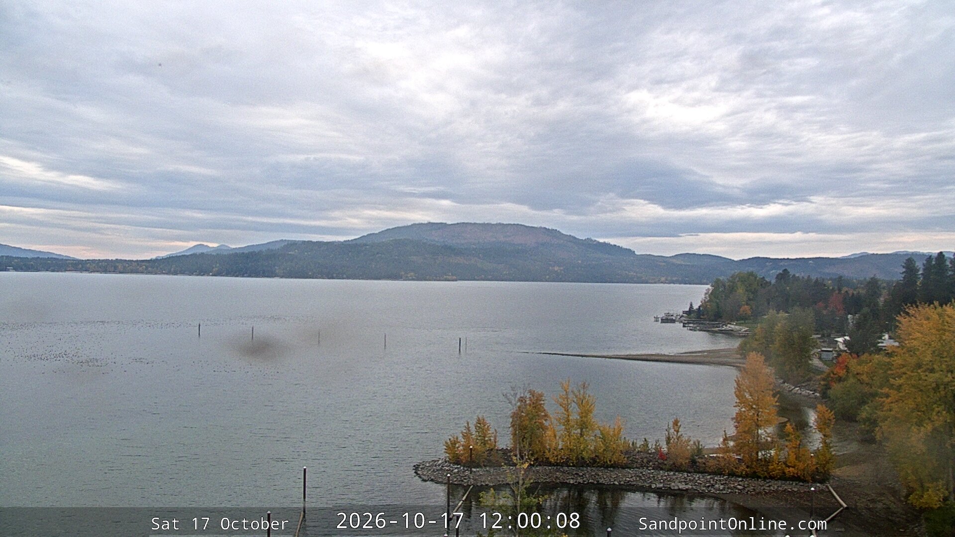 view from Sandpoint Online - Lake Pend Oreille on 2026-10-17