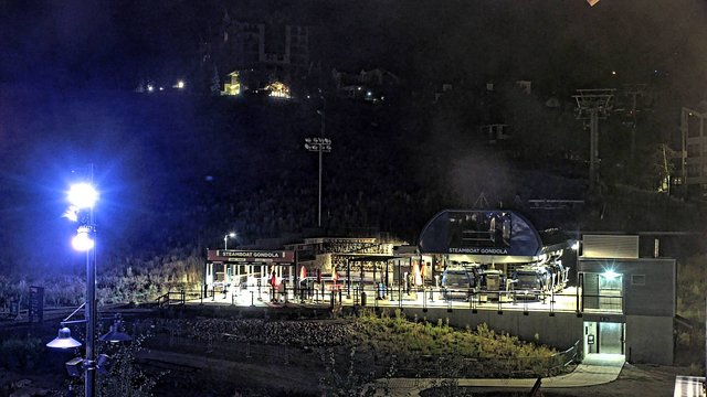time-lapse frame, Steamboat Gondola webcam
