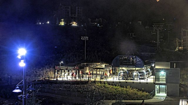 time-lapse frame, Steamboat Gondola webcam