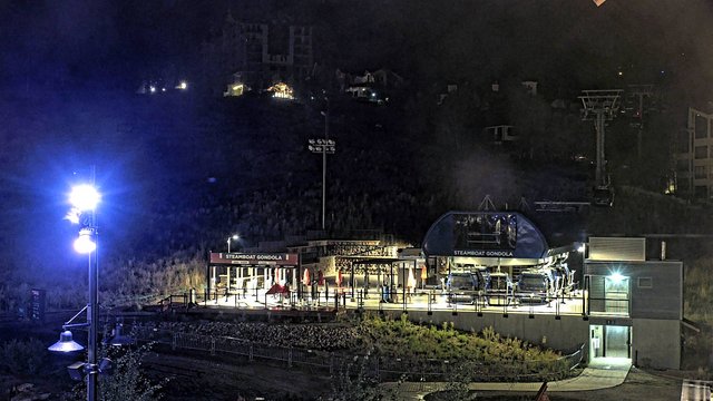 time-lapse frame, Steamboat Gondola webcam