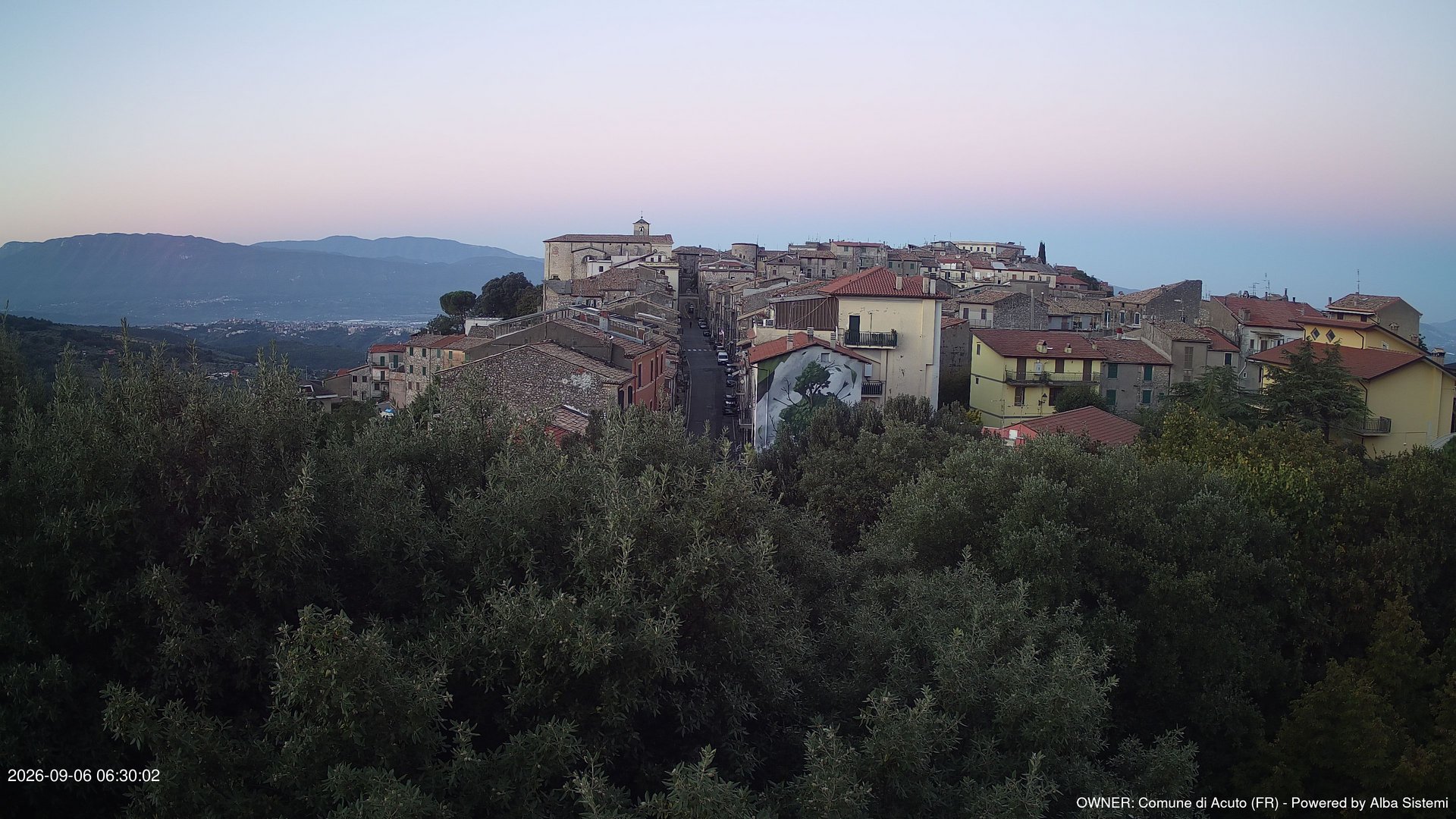 time-lapse frame, ACUTO webcam