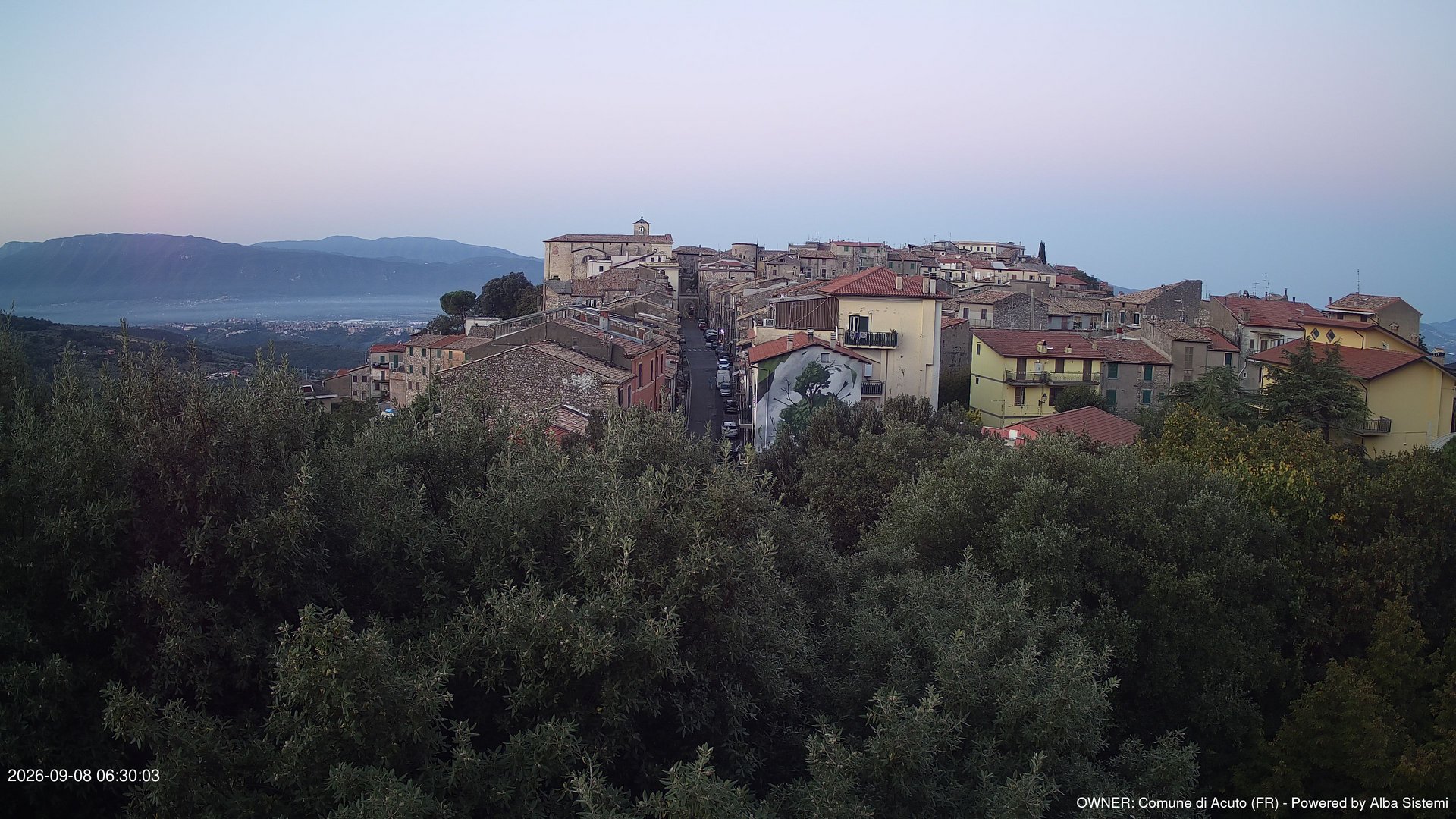 time-lapse frame, ACUTO webcam