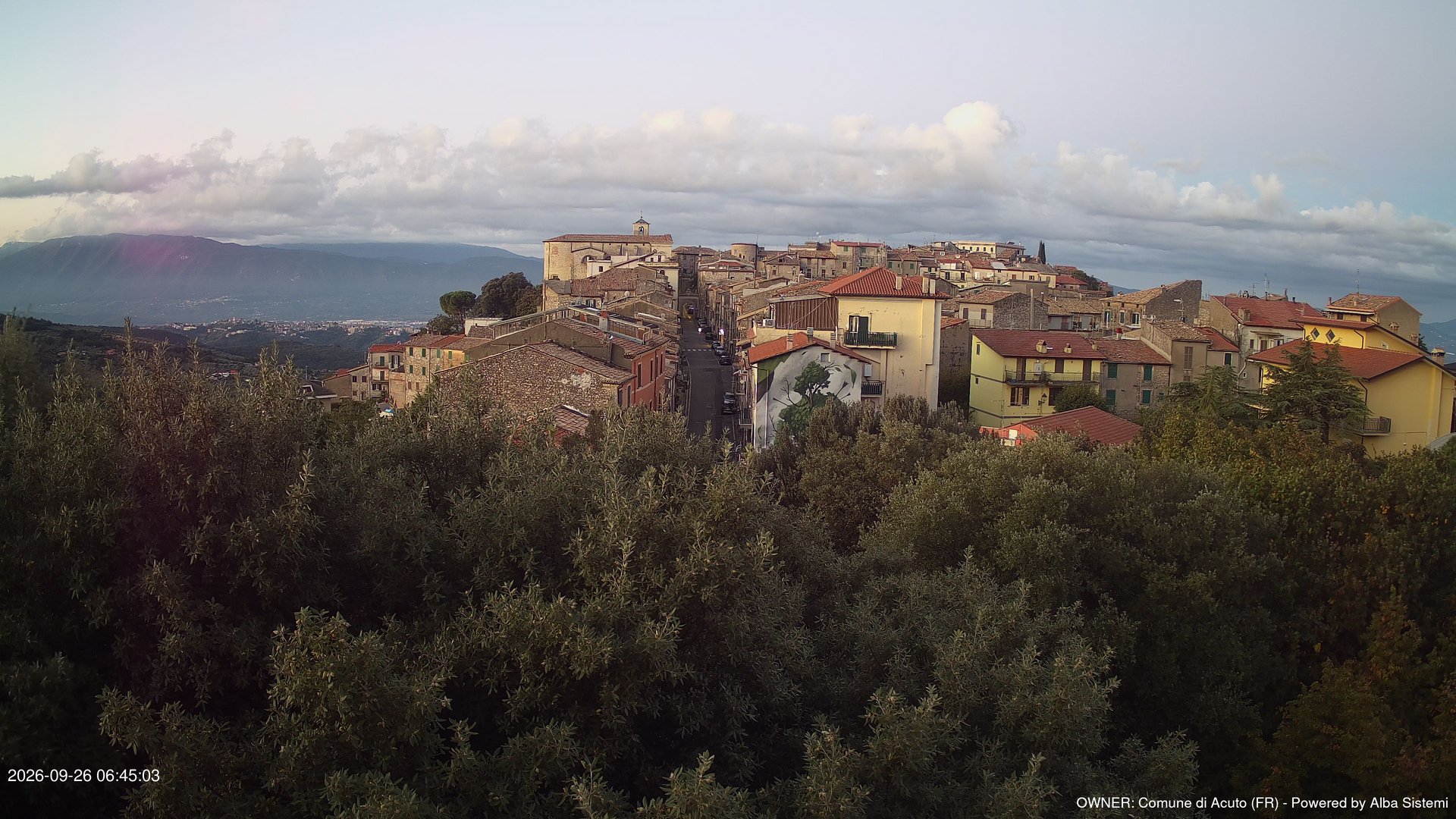 time-lapse frame, ACUTO webcam