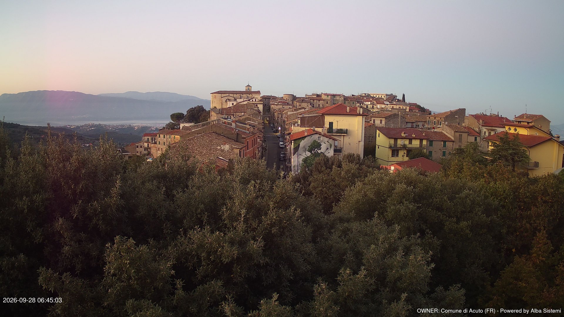 time-lapse frame, ACUTO webcam