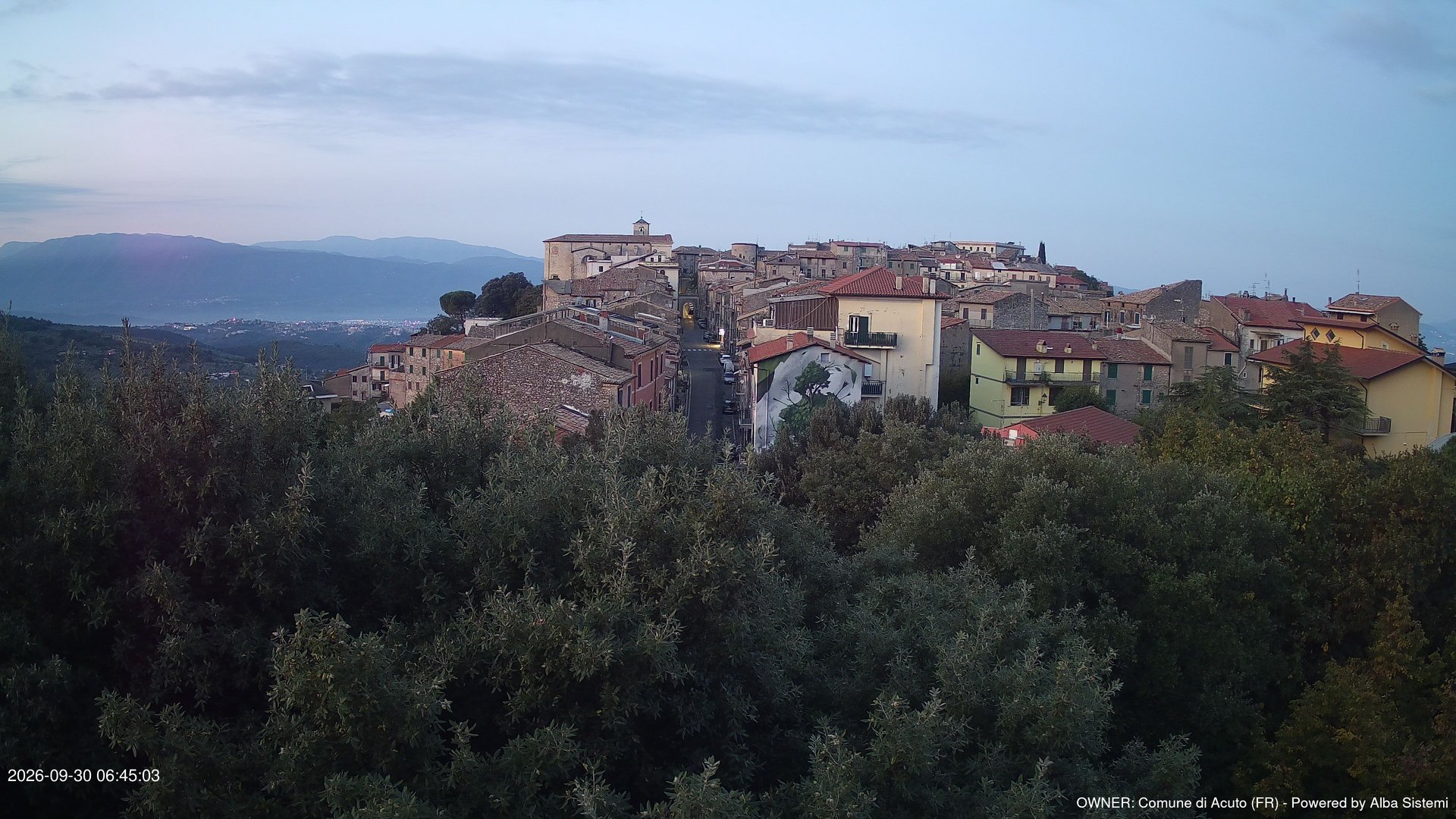 time-lapse frame, ACUTO webcam