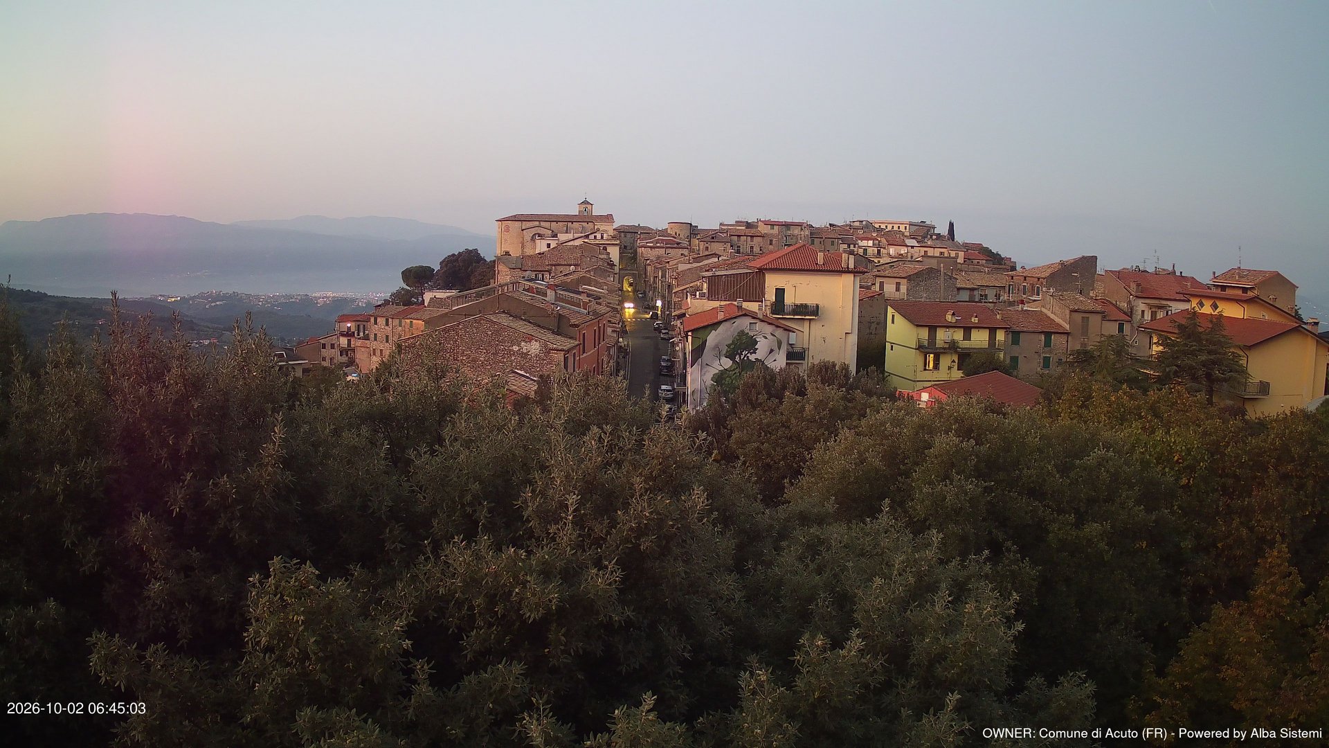 time-lapse frame, ACUTO webcam