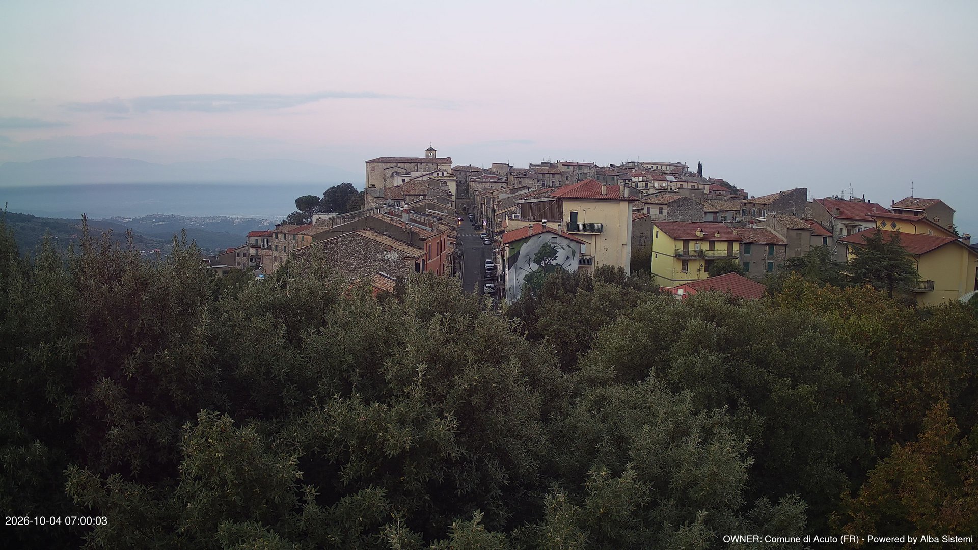 time-lapse frame, ACUTO webcam