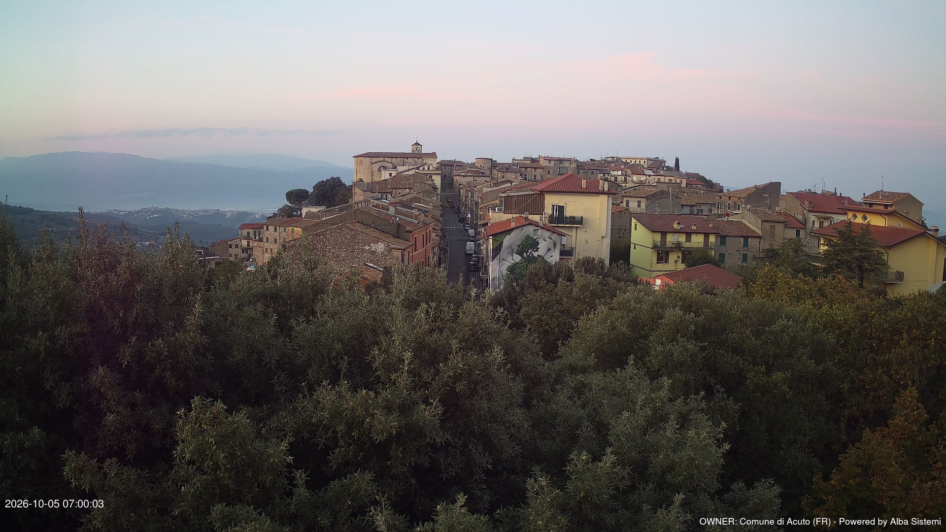 time-lapse frame, ACUTO webcam
