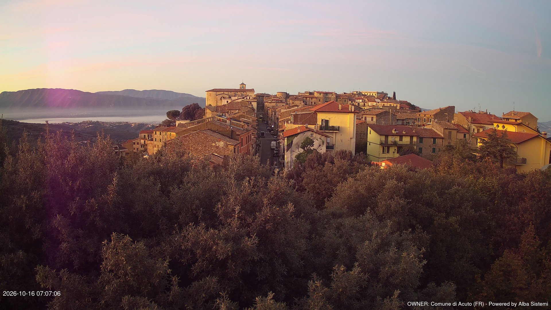 time-lapse frame, ACUTO webcam