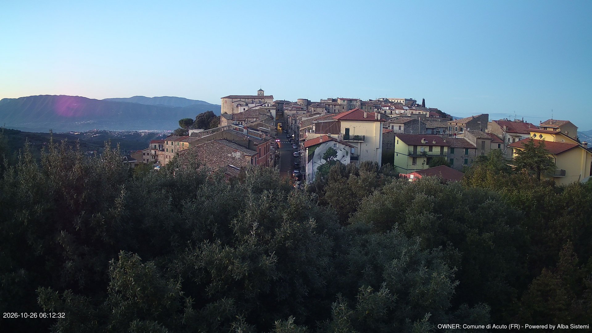 time-lapse frame, ACUTO webcam