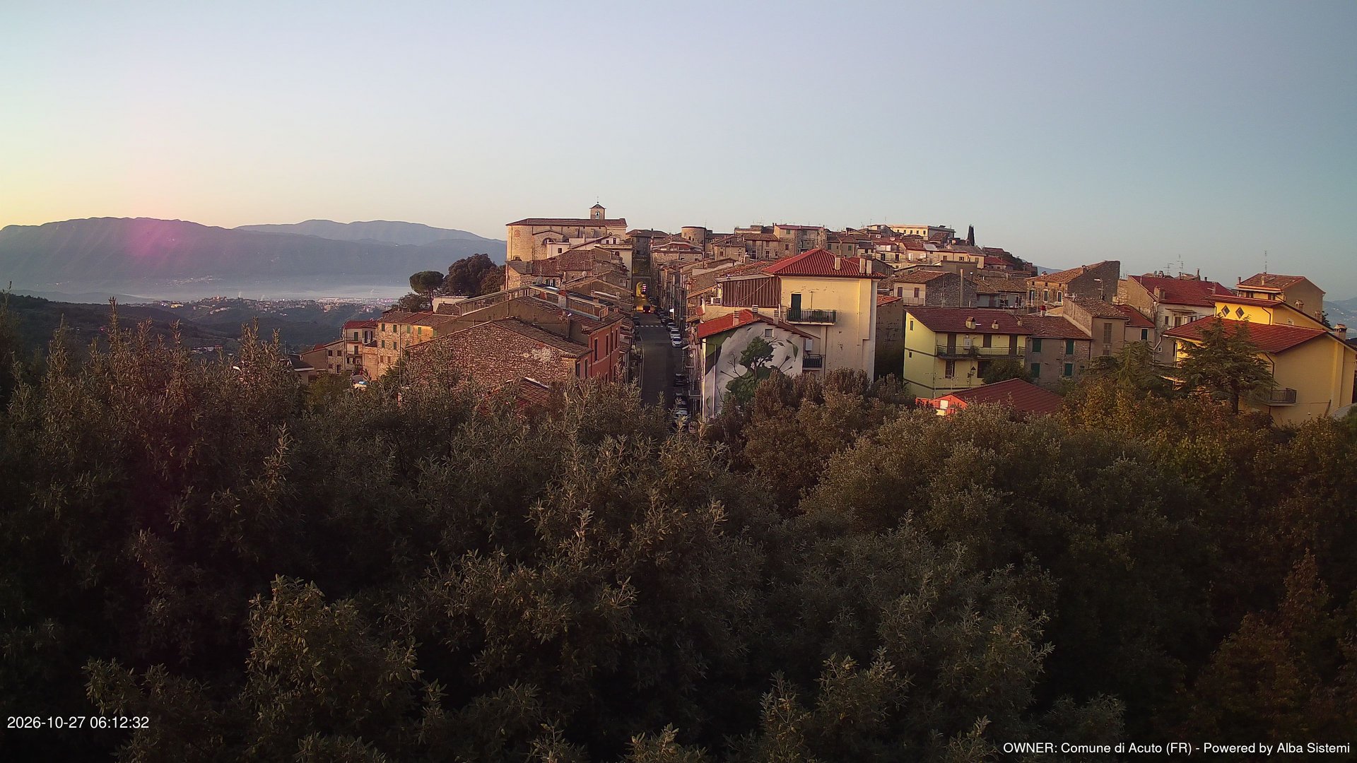 time-lapse frame, ACUTO webcam