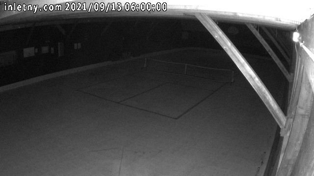 time-lapse frame, Inlet Fern Park Rink webcam