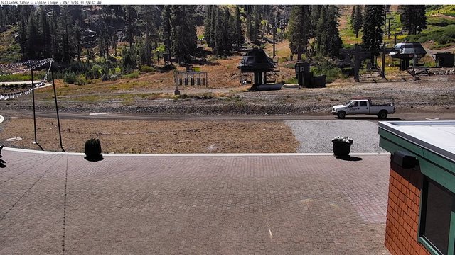 view from Palisades Tahoe Alpine Lodge Base Area on 2026-09-11