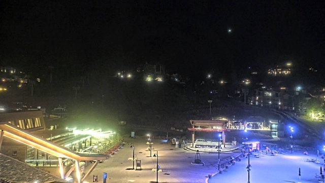 time-lapse frame, Steamboat Gondola Square Clock Tower webcam