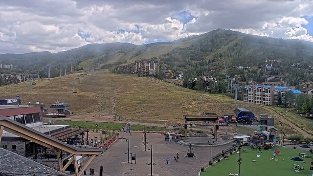 view from Steamboat Gondola Square Clock Tower on 2026-09-13