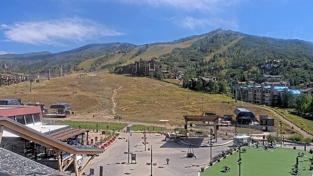 view from Steamboat Gondola Square Clock Tower on 2026-09-14