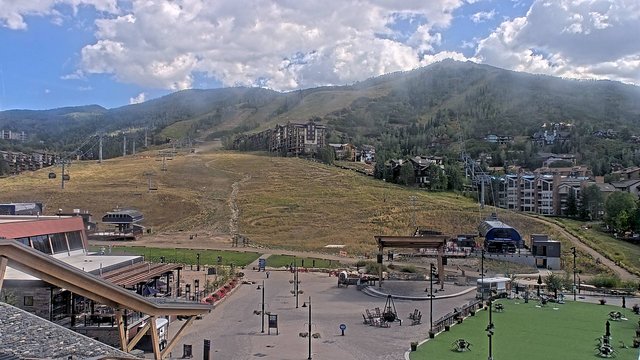 view from Steamboat Gondola Square Clock Tower on 2026-09-15