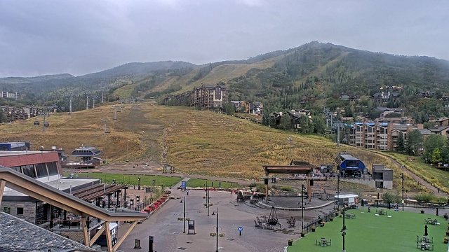 view from Steamboat Gondola Square Clock Tower on 2026-09-16