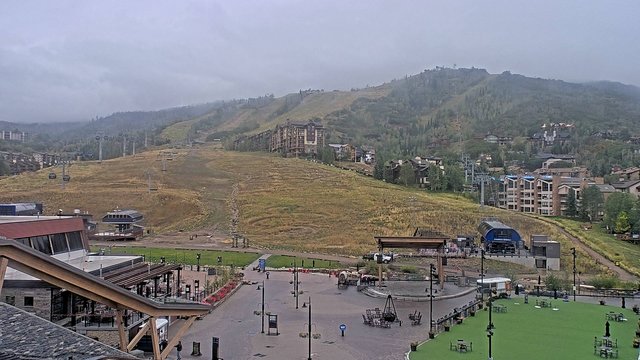 view from Steamboat Gondola Square Clock Tower on 2026-09-17