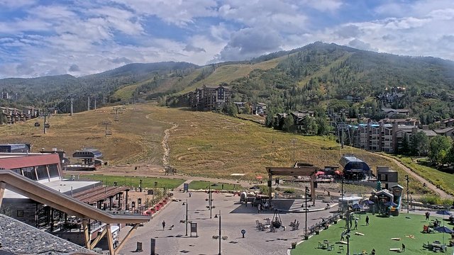 view from Steamboat Gondola Square Clock Tower on 2026-09-18