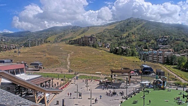 view from Steamboat Gondola Square Clock Tower on 2026-09-19