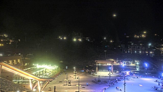 time-lapse frame, Steamboat Gondola Square Clock Tower webcam