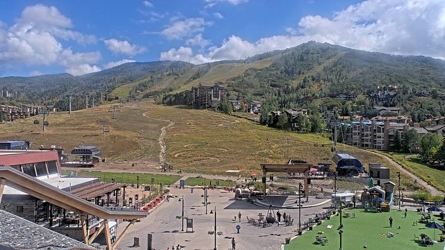 view from Steamboat Gondola Square Clock Tower on 2026-09-20