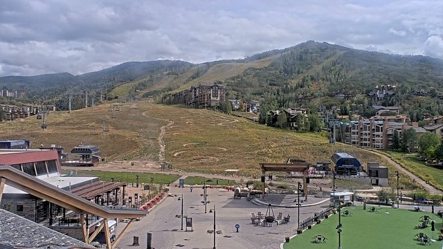 view from Steamboat Gondola Square Clock Tower on 2026-09-23