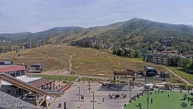 view from Steamboat Gondola Square Clock Tower on 2026-09-24