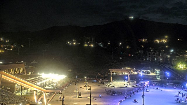 time-lapse frame, Steamboat Gondola Square Clock Tower webcam