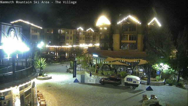 time-lapse frame, Mammoth Village webcam