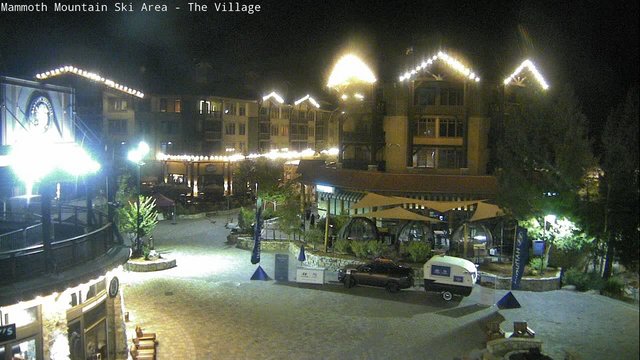 time-lapse frame, Mammoth Village webcam