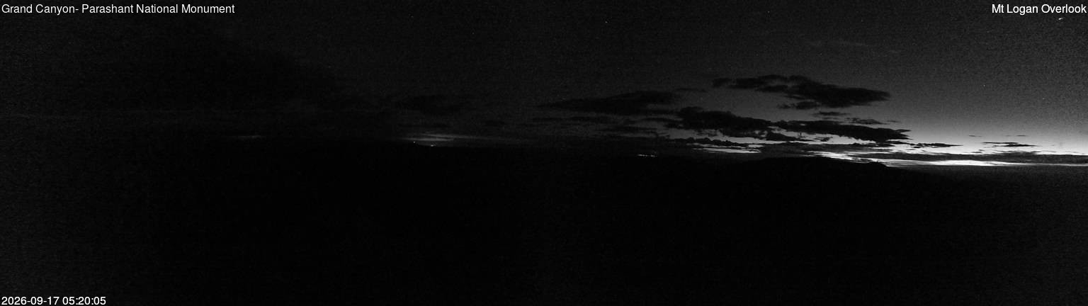 time-lapse frame, Mt Logan webcam