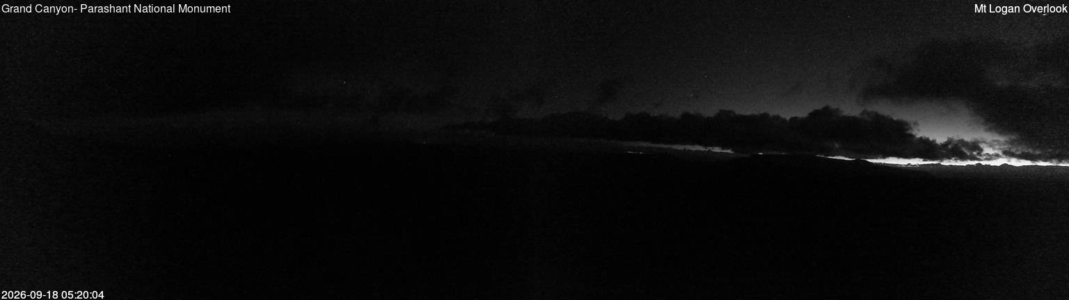 time-lapse frame, Mt Logan webcam