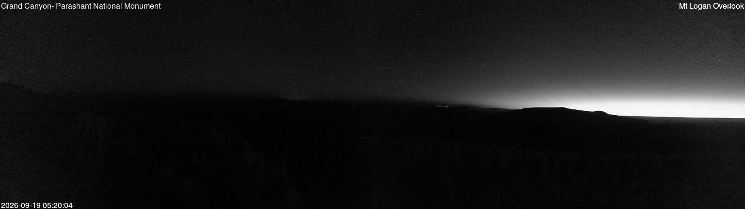 time-lapse frame, Mt Logan webcam