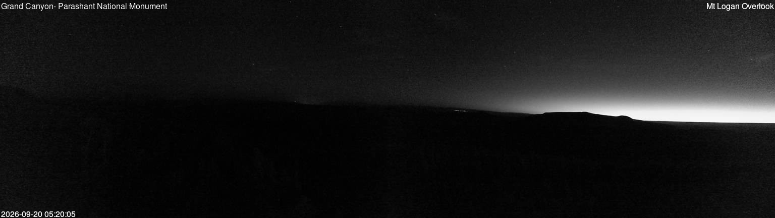 time-lapse frame, Mt Logan webcam