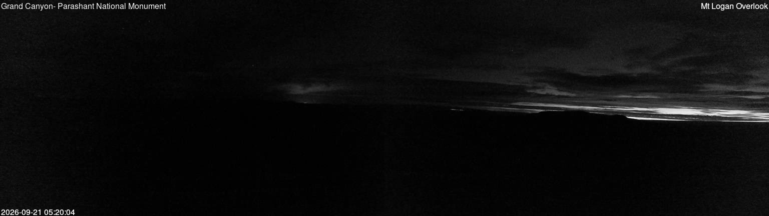 time-lapse frame, Mt Logan webcam