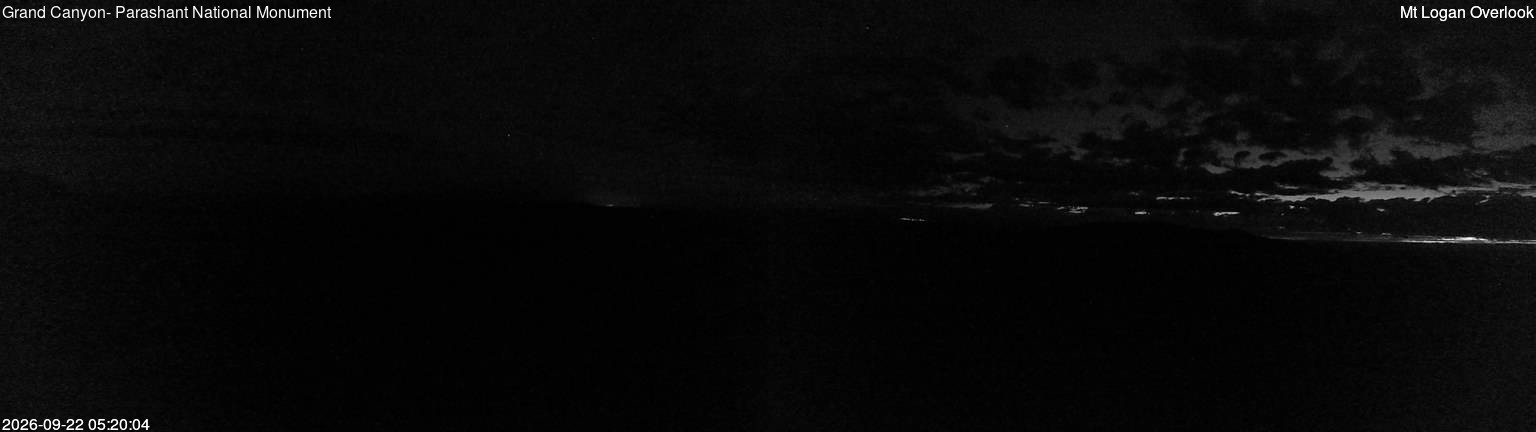 time-lapse frame, Mt Logan webcam
