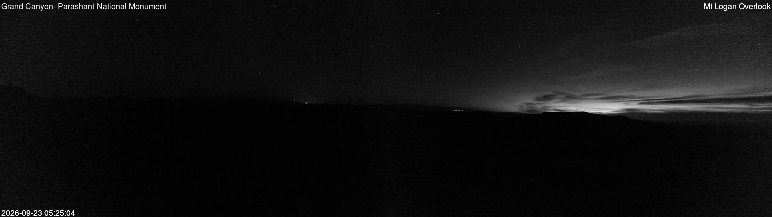 time-lapse frame, Mt Logan webcam