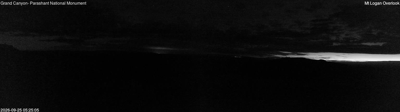 time-lapse frame, Mt Logan webcam