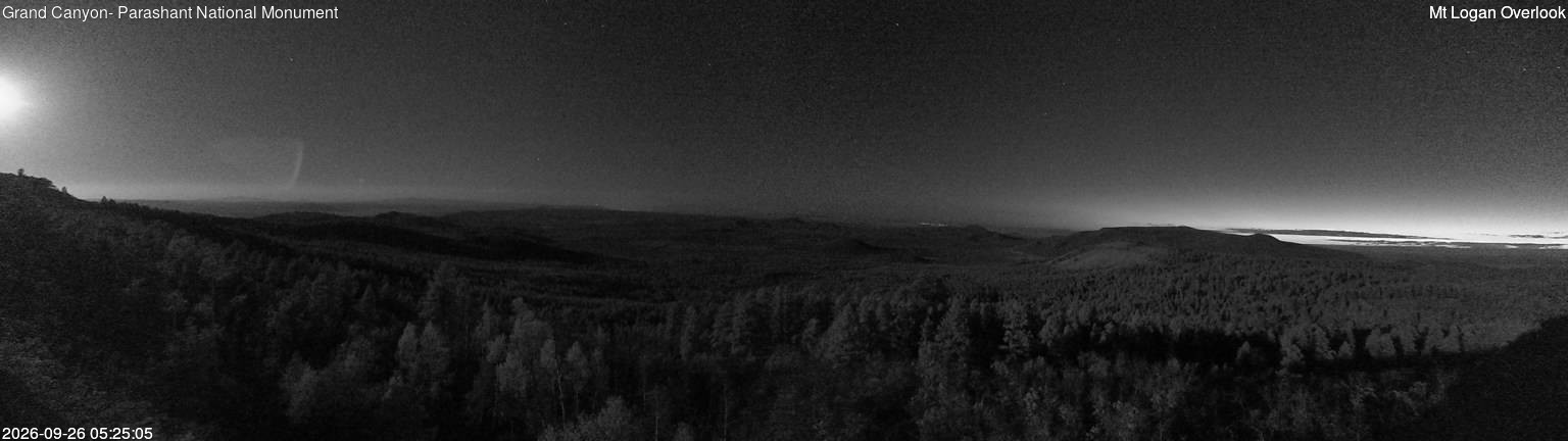 time-lapse frame, Mt Logan webcam
