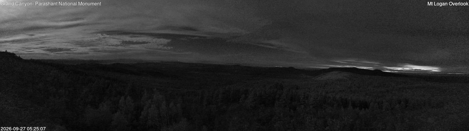 time-lapse frame, Mt Logan webcam