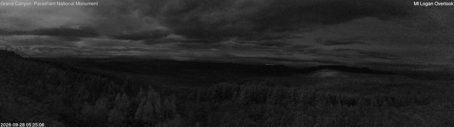 time-lapse frame, Mt Logan webcam