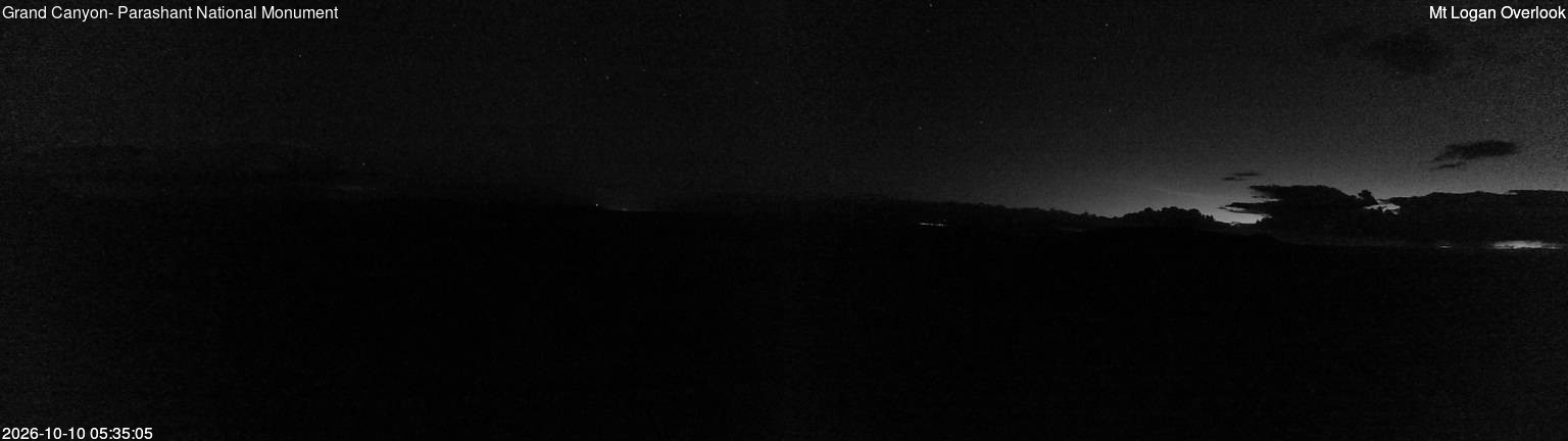 time-lapse frame, Mt Logan webcam