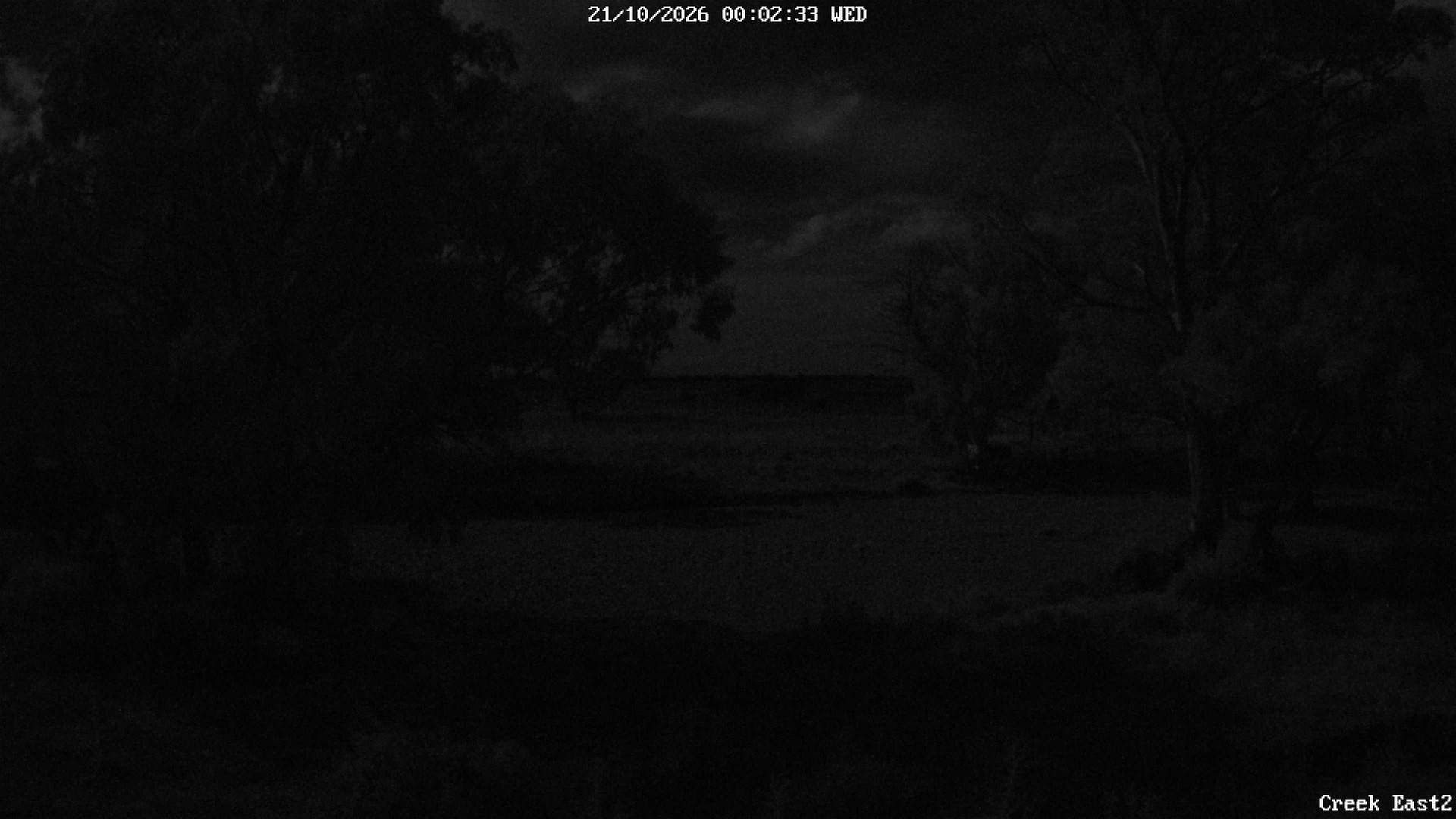 time-lapse frame, CreekCam East webcam