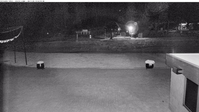time-lapse frame, Palisades Alpine Lodge webcam